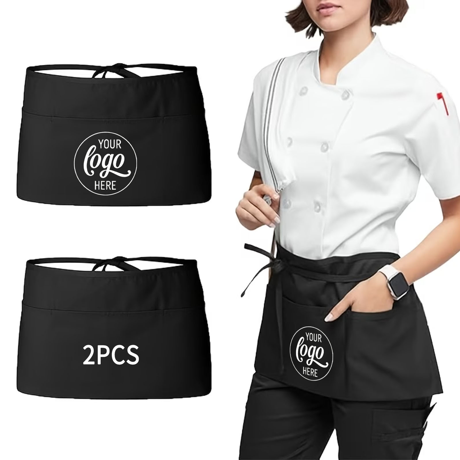 2-Pack Personalized Aprons, Cu - Kitchen Jobs ulasan dan harga
