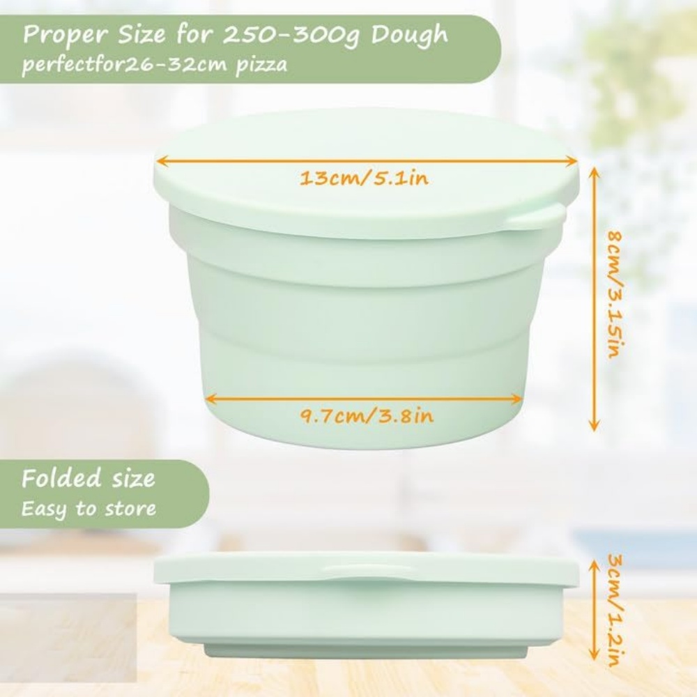 Lidded Hybrid Pizza Dough Box, - Kitchen Jobs ulasan dan harga