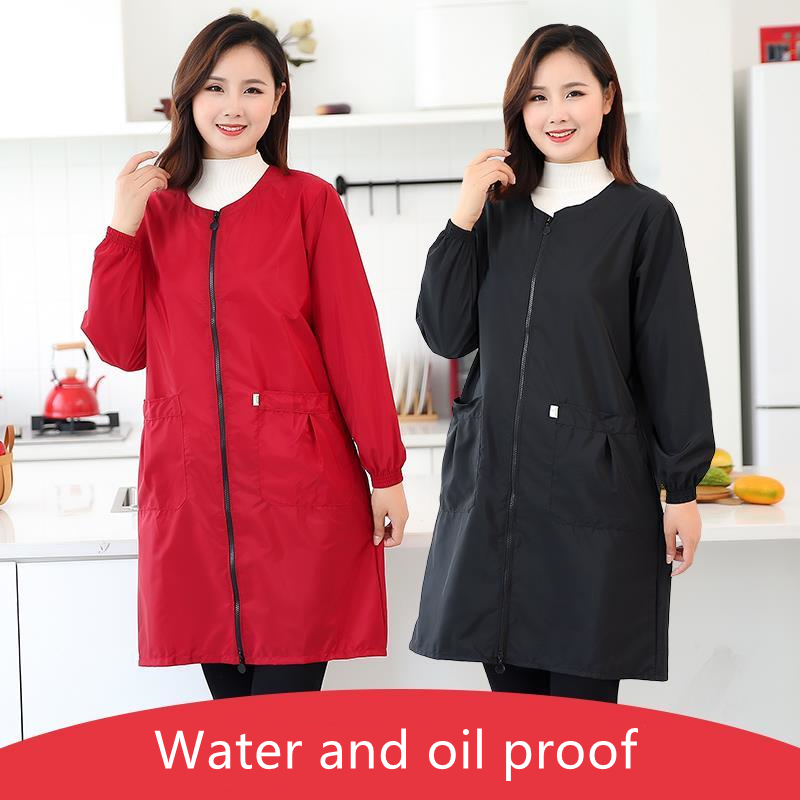 Women Waterproof Smock Worksho - Cooking Chef Xl ulasan dan harga