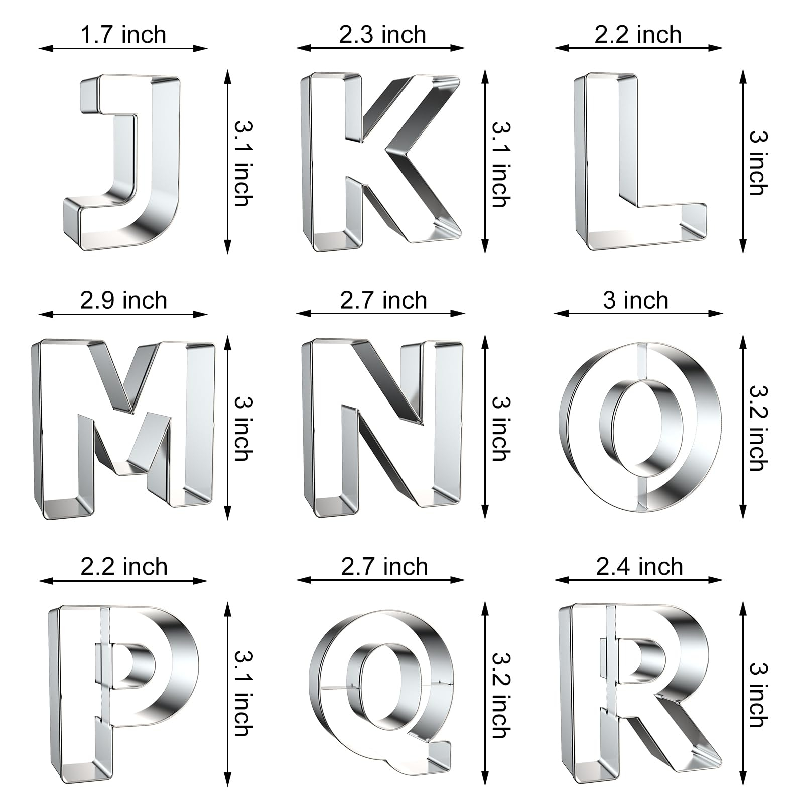 Letter Cookie Cutters Shapes - - Kitchen Baking Cookies ulasan dan harga