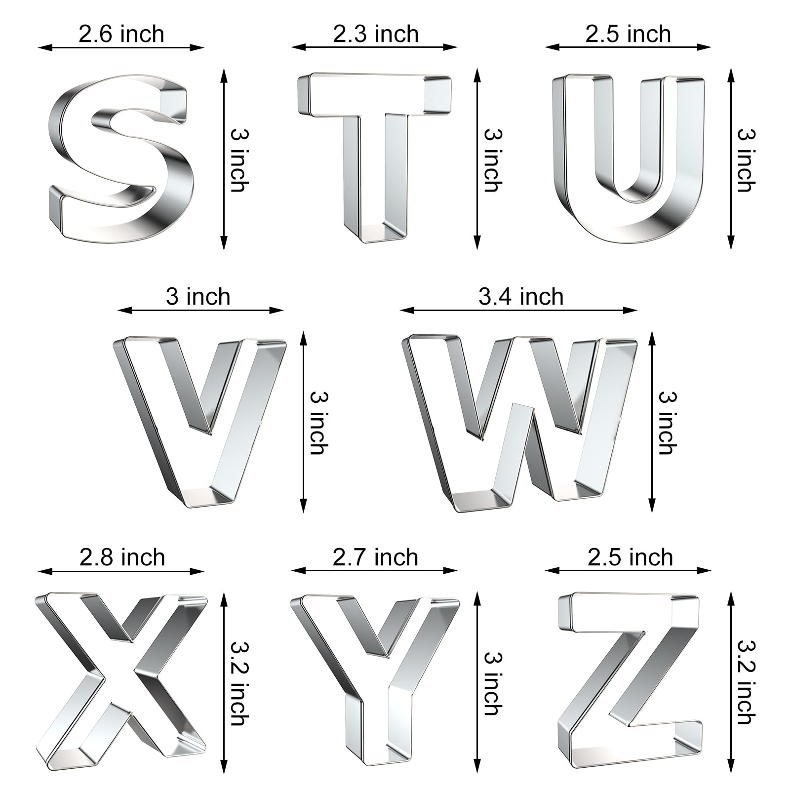 Letter Cookie Cutters Shapes - - Kitchen Baking Cookies ulasan dan harga