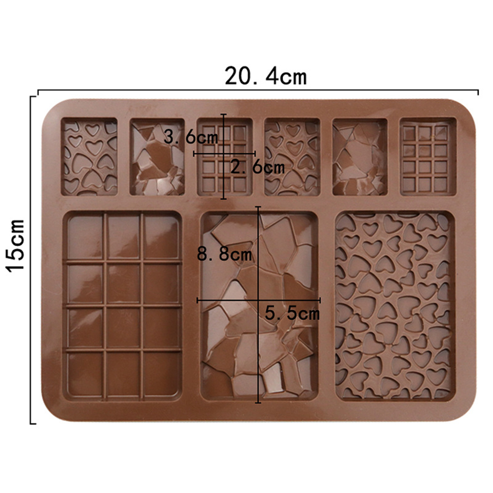 9-Cavity Chocolate Silicone Mo - Kitchen Baking Store ulasan dan harga
