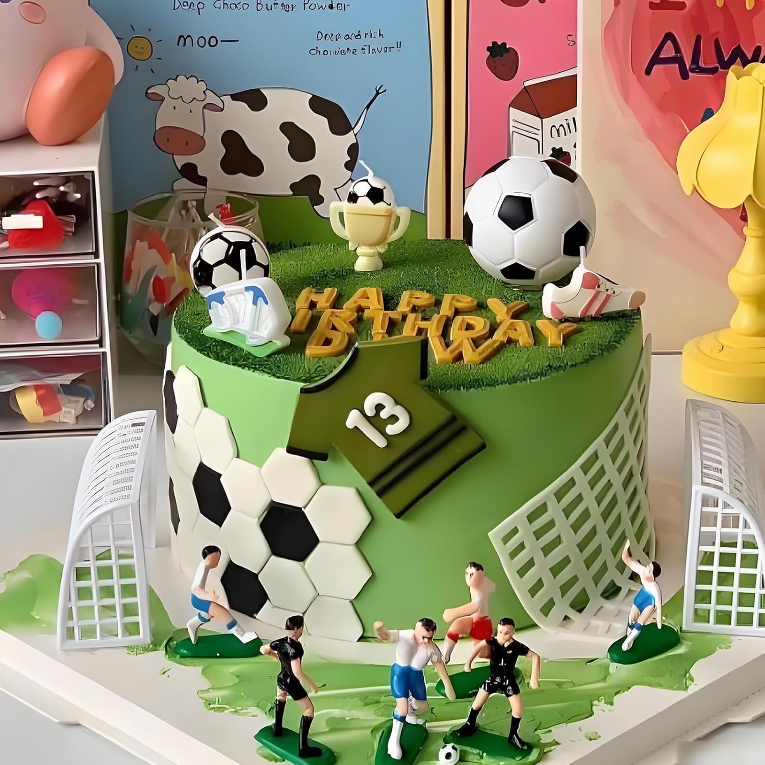 4PCS Football Themed Cookie Cu - Kitchen Baking Cookies ulasan dan harga