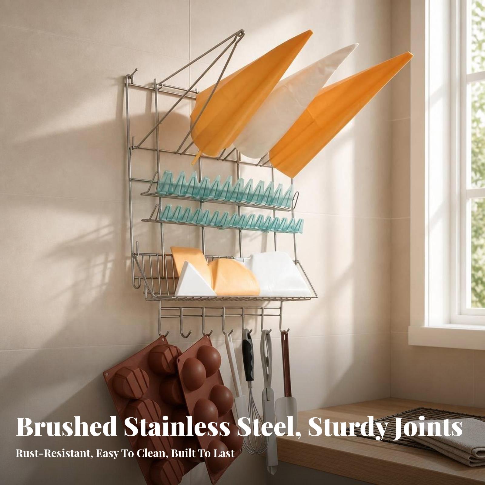 Stainless Steel Industrial Rac - Kitchen Baking Tray Rack ulasan dan harga