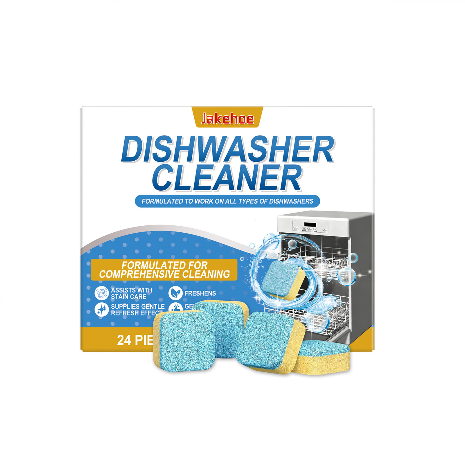 Dishwasher Cleaner Tablets Pow - Kitchen Cleaner Baking Soda ulasan dan harga