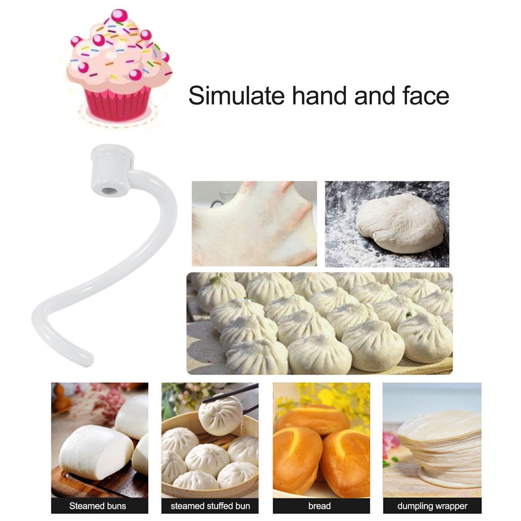 AEE6-Spiral Dough Hook Replace - Kitchen Aid Baking Mixer ulasan dan harga